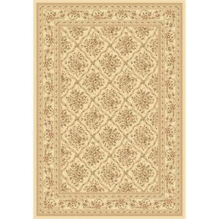 Dynamic Rugs Legacy 6.7 x 9.6 58018-100 Rug - Ivory LE71058018100